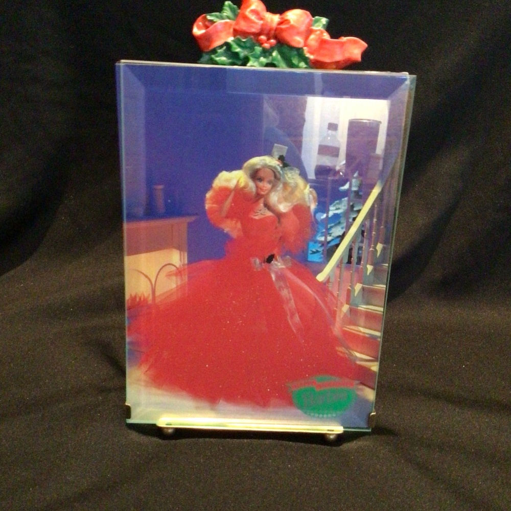 Happpy Holiday Barbie Musical Plaque 1988 New $23.00
